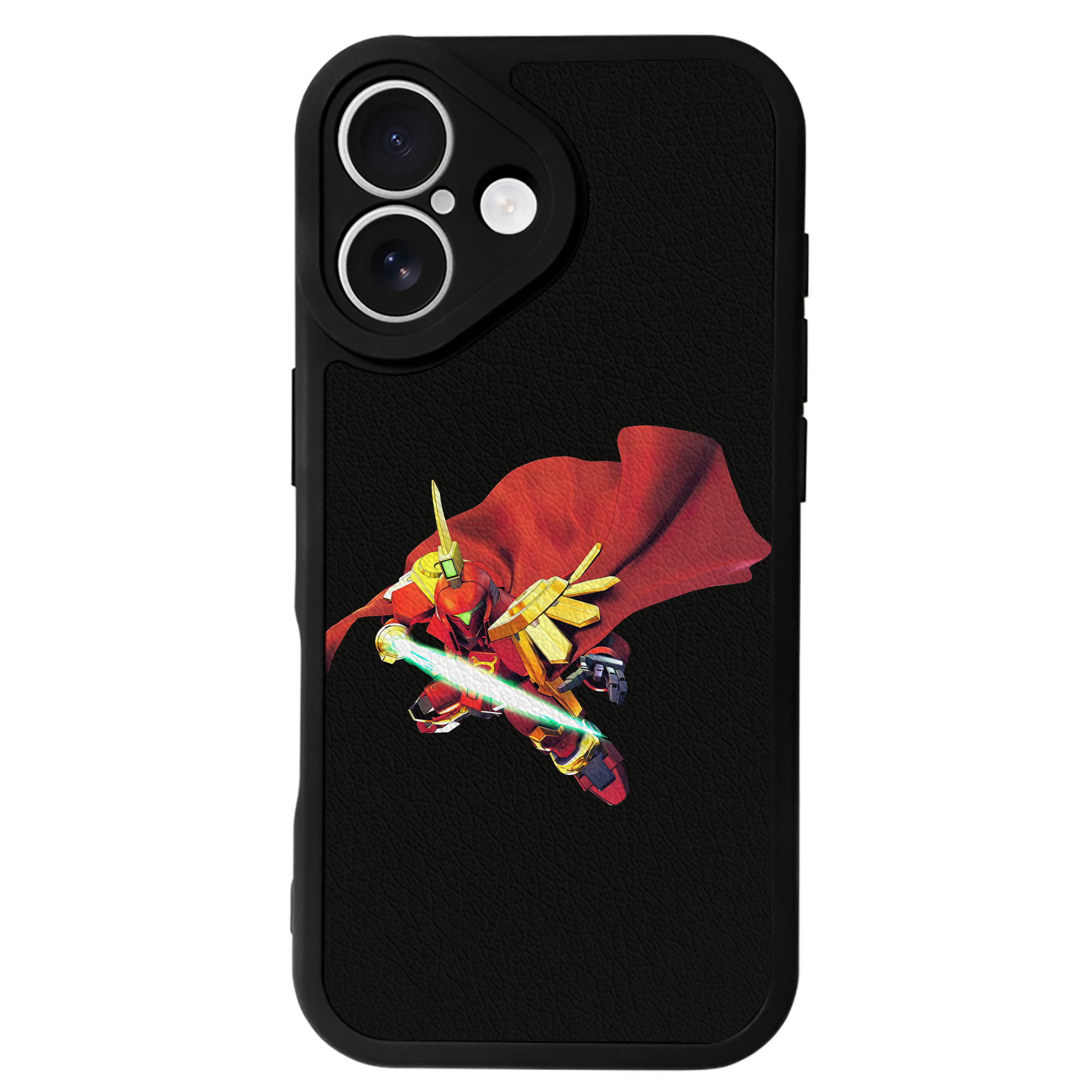 （画像用） 機動戦士ガンダム Mobile Suit Gundam 【iPhone 16シリーズ対応】シリコンスマホケース（レザー調） 材質：シリコン